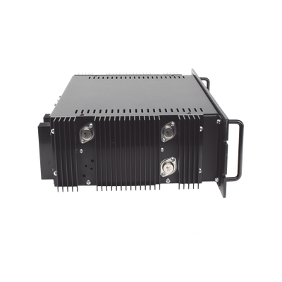 Fuente de poder 13.8Vcc, 35A, lineal regulada con circuito cargador de baterías, para instalación en rack
