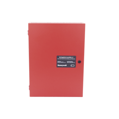 Fuente de Alimentación Remota / 6 Amperes / 2 Entradas / 5 Salidas NAC o Auxiliar de 24 Vcc / Compatible con paneles Notifier, Farenhyt, Silent Knight y Fire-Lite / Gabinete Rojo