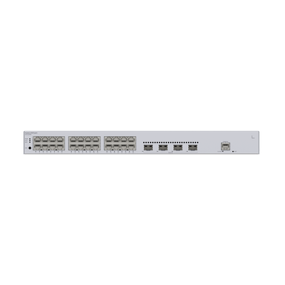 Switch de Distribución/Core Gigabit Administrable Capa 3 / 24 puertos 10/100/1000 Mbps / 4 Puertos 10GE SFP+ Uplink / ERPS / Rutas Estáticas / iStack / Administración Nube Gratis