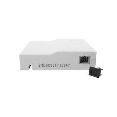 Caja Terminal de Fibra Óptica (Roseta) con un Acoplador SC/APC, Color Blanco