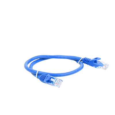 Cable de Parcheo UTP Cat6 - 0.5 Metros (1.64 Pies) - Azul