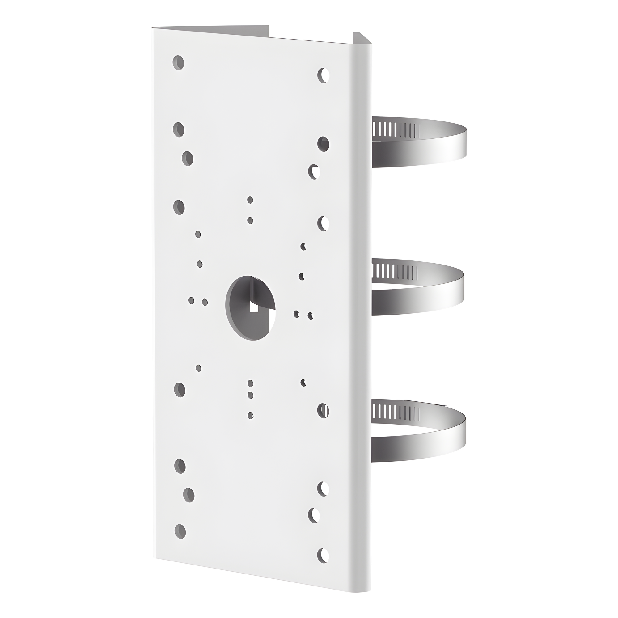 Montaje para Poste / Compatible con PTZ HIKVISION / Acero Inoxidable · SKU DS-1275ZJ-SUS