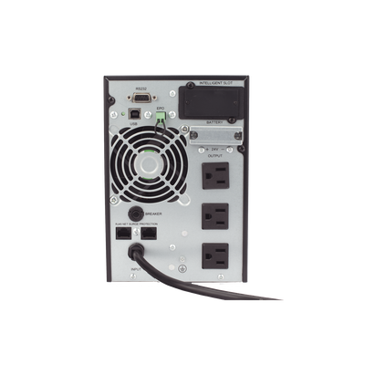 UPS 1000VA/900W Online Doble Conversión /Pantalla LCD / 3 tomas 5-15R / Regulación de Voltaje / Protección RJ45