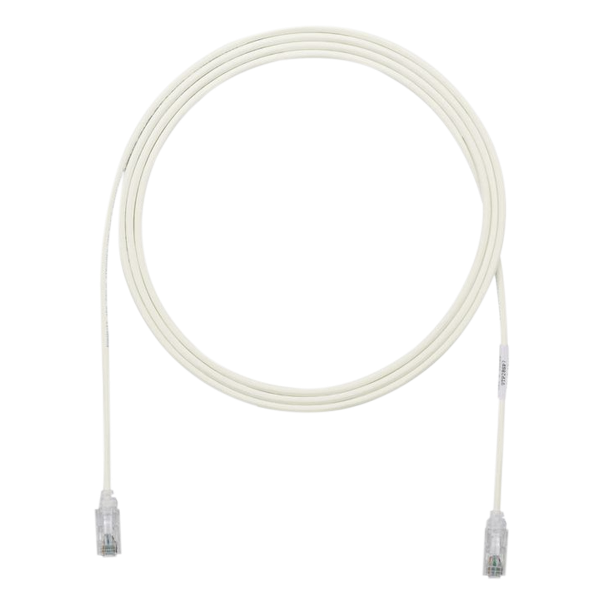 Cable de Parcheo TX6, UTP Cat6, Diámetro Reducido (28AWG), Color Gris, 2.13 Metros (7 Pies) — PANDUIT · SKU UTP28SP7GY