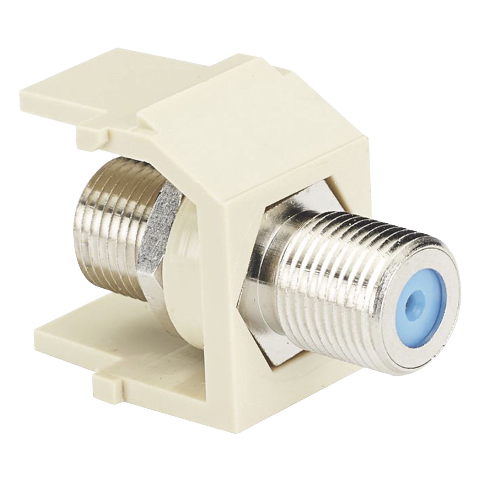 Módulo Acoplador Coaxial Tipo F / Keystone / 75 Ohms / 3.0 GHz / 1.17 x 0.86 pulgadas / Blanco Mate — PANDUIT · SKU NKFIW