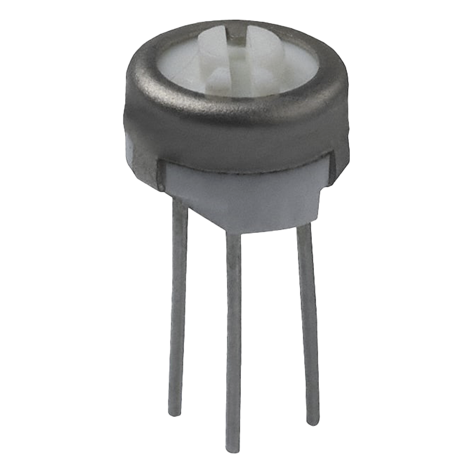 Potenciómetro Cermet Trimer de 200k Ohm, 1 Vuelta, 0.250" Diam., 0.5 Watt, Terminales para PCB. — SYSCOM · SKU 3329H-204-ND
