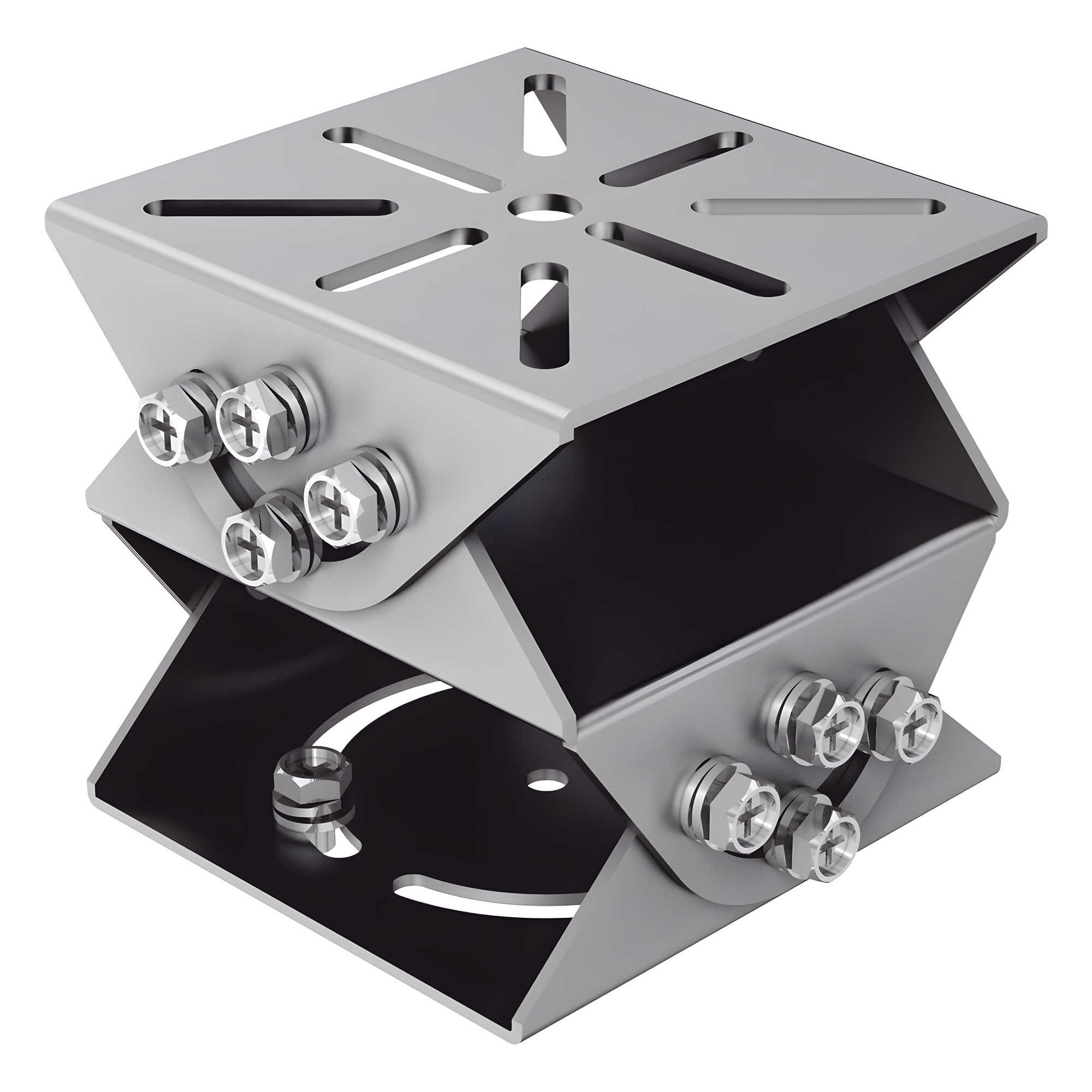 Montaje de Conexión PT Universal – Gris Platino – Compatible con IDS-TCM403 — HIKVISION · SKU DS-1232ZJ-T/BJH