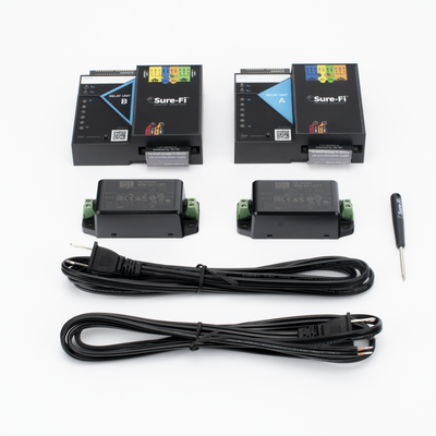 Relay Inalámbrico / 2 Relevadores / 2 Entradas / Atraviesa Hasta 1.6 Kilómetros (1 Milla) En Construcción o Material