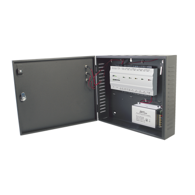 Controlador de Acceso 4 Puertas / 20,000 Huellas 30,000 Tarjetas / ADMS PUSH / TCP/IP / Gabinete y Fuente 12V 5A