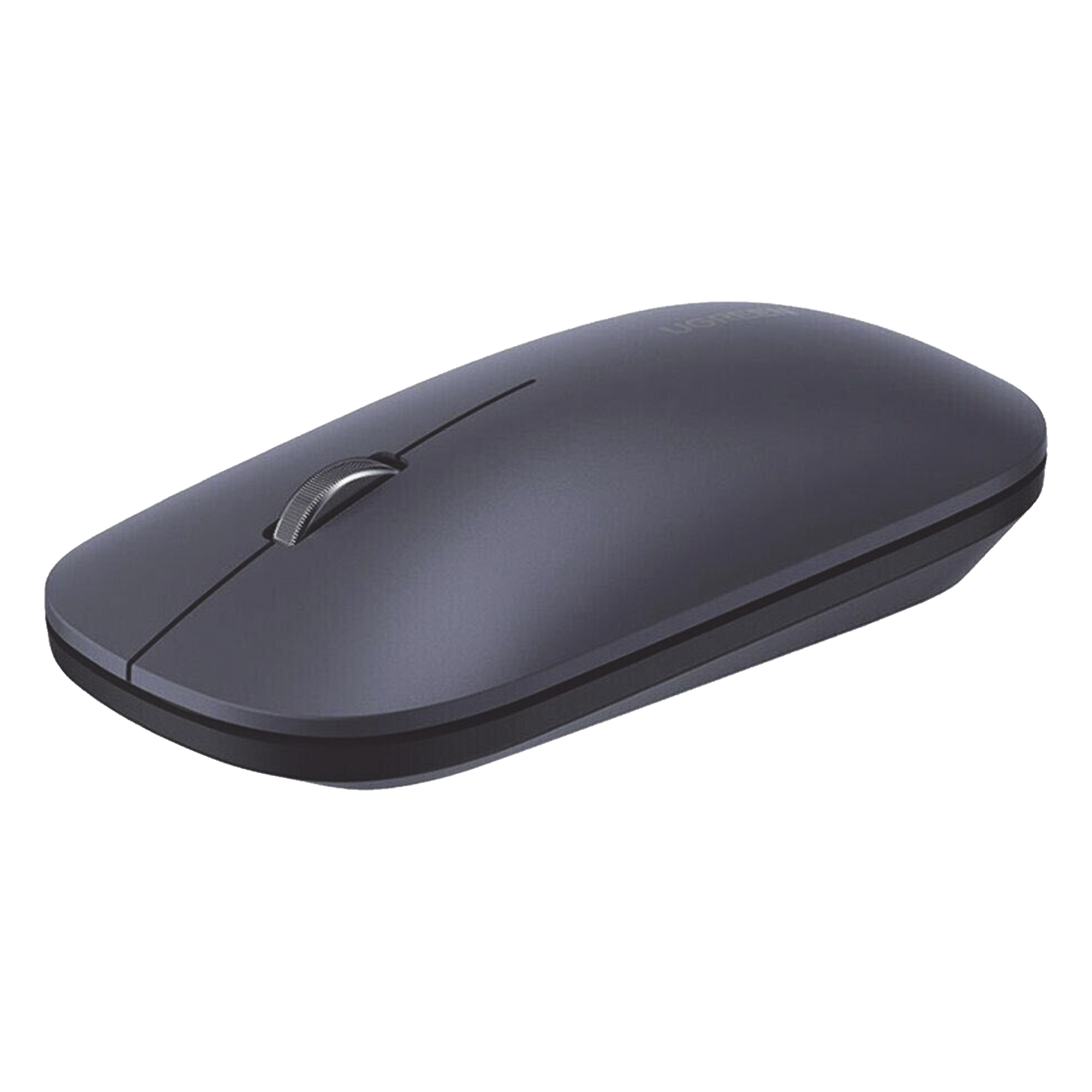 Mouse inalámbrico 2.4 GHz | Ultra Delgado y Silencioso | DPI 1000/1600/2000/4000 (Ajustable) | Alcance 10m | Scroll de Aluminio | Adaptable a diferentes superficies | Diseño suave al tacto | Contiene Receptor USB | Color Negro.