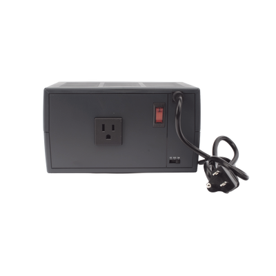 Regulador De Voltaje para Línea Blanca de 2500VA/1500W, Entrada NEMA 5-15P, Con 1 Salida NEMA 5-15R y Supresión de Picos a 245 Joules