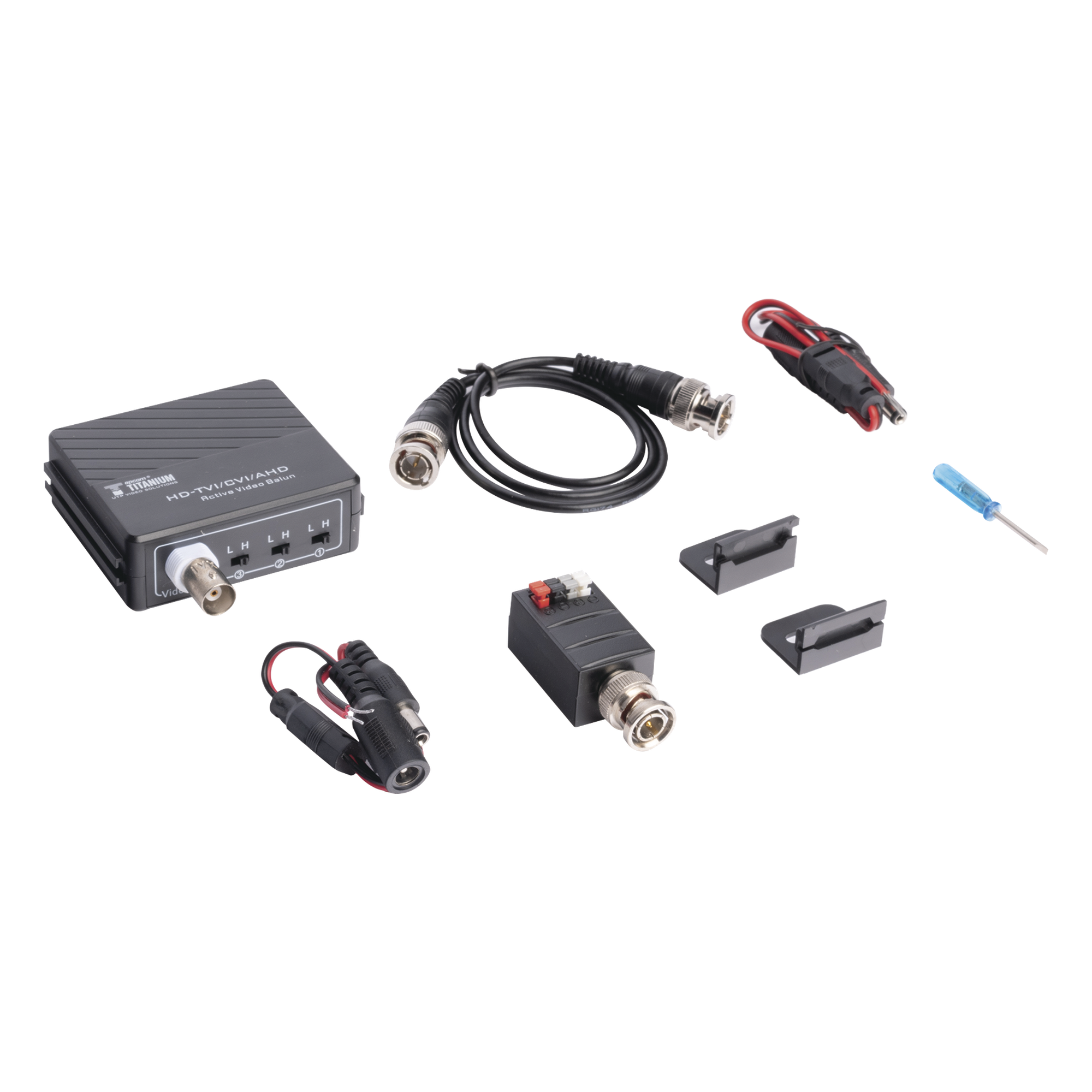  Kit de largo alcance de 400 metros @ 2 MP compuesto por TT4501T + TT4501R / Activo+Activo — EPCOM TITANIUM · SKU KIT4501AA