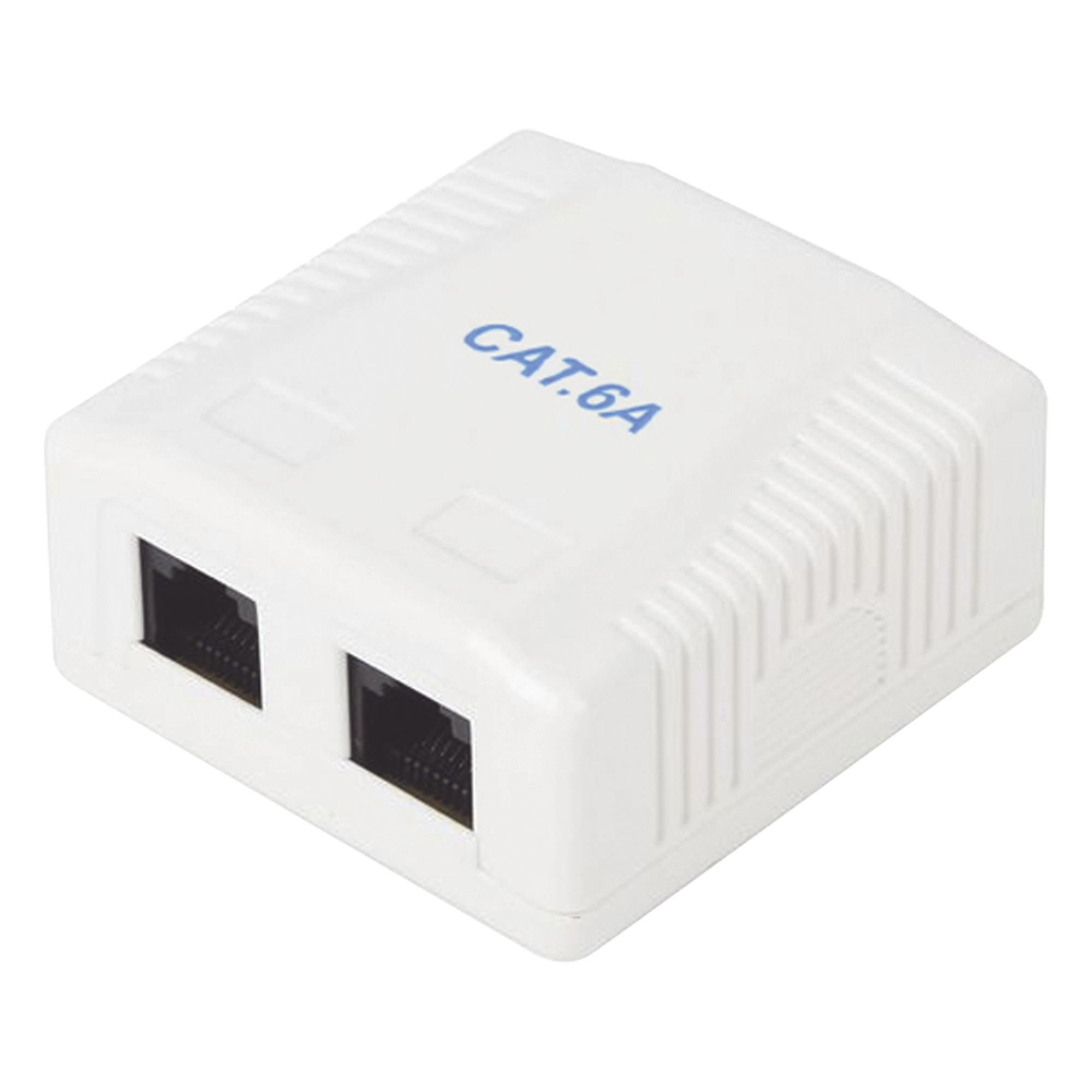 Caja de Pared con 2 Puertos, Incluye 2 Jacks UTP Cat6A — LINKEDPRO BY EPCOM · SKU LP-WP-39-C6A
