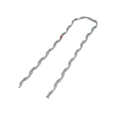 Remate Preformado para Fibra Óptica Figura 8, Span 100 m, para mensajero de acero con diámetro Φ 3.6 mm