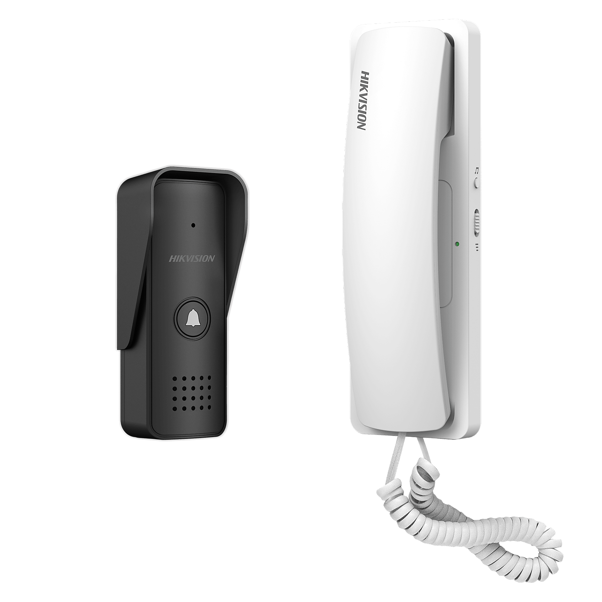 Kit de Audioportero Analógico a 2 Hilos / Apertura de 2 Puertas / Diferentes Tonos y Volúmenes de Timbre / Protección IP55 — HIKVISION · SKU DS-KIS103/US