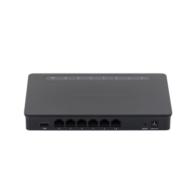 Router Gigabit VPN / Balanceador de cargas / 30,000 sesiones NAT / 6 puertos 10/100/1000 Mbps (WAN/LAN) / Compatible con GWN Cloud.
