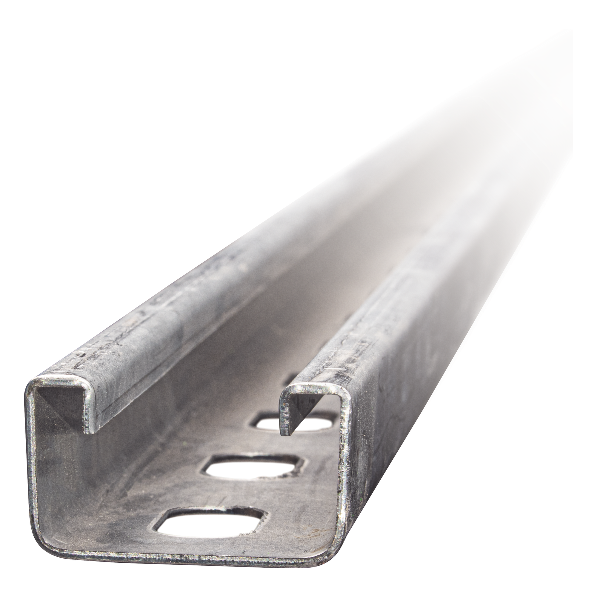 Unicanal Perforado 4 X 2 cm X 3 m / Calibre 14 / Galvanizado Electrolítico. — ANCLO · SKU ANC-UOC4X2