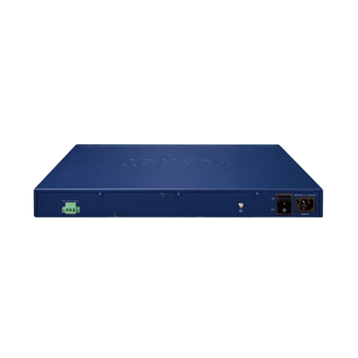 Switch Administrable Stacking Capa 3, 48 Puertos PoE Gigabit 802.3at, 6 Puertos SFP de 10 G, Entrada de Alimentación Redundante de 55 V cc.