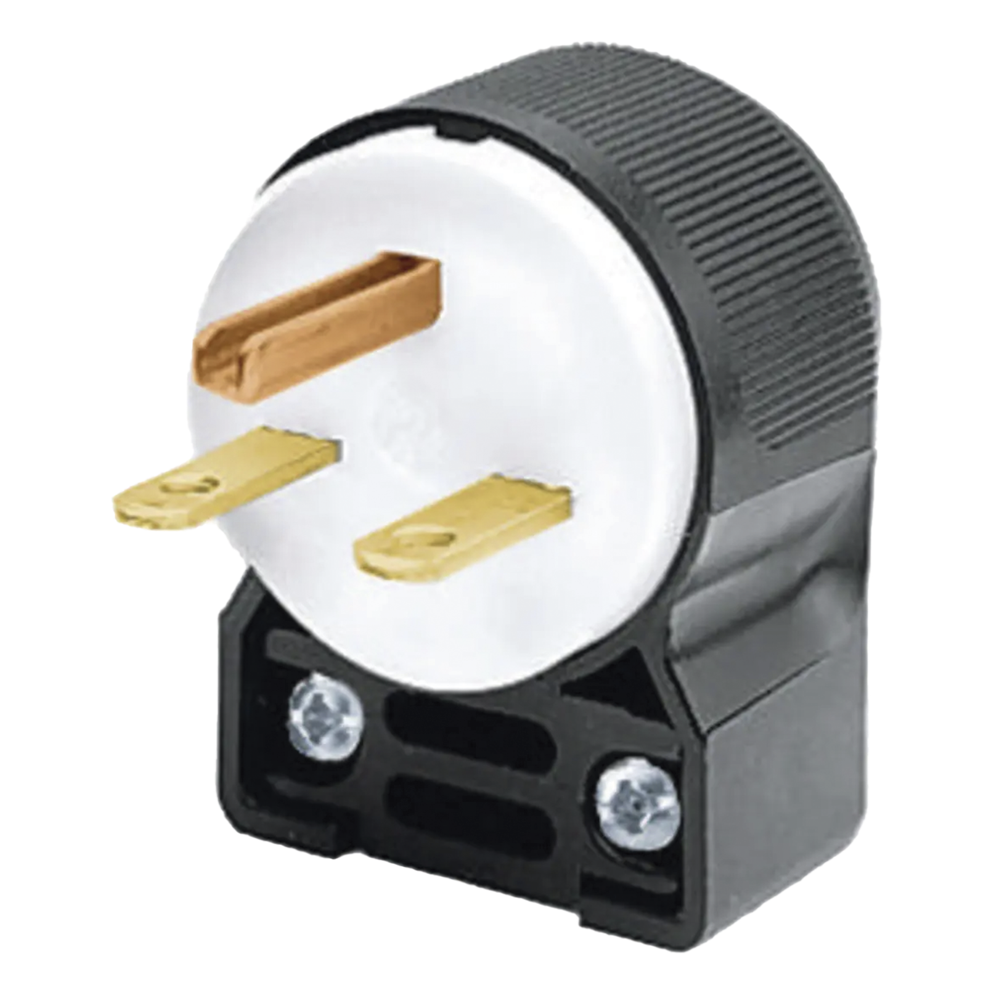 Clavija Entrada Recta En Angulo/ 15A 250V/ 2 Polos 3 Hilos/ Nema 6-15P/ Grado Industrial- Comercial. — HUBBELL · SKU HUB-HBL5666CA