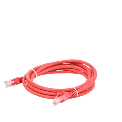 Cable de Parcheo UTP Cat6 - 2 Metros (6.56 Pies) - Rojo