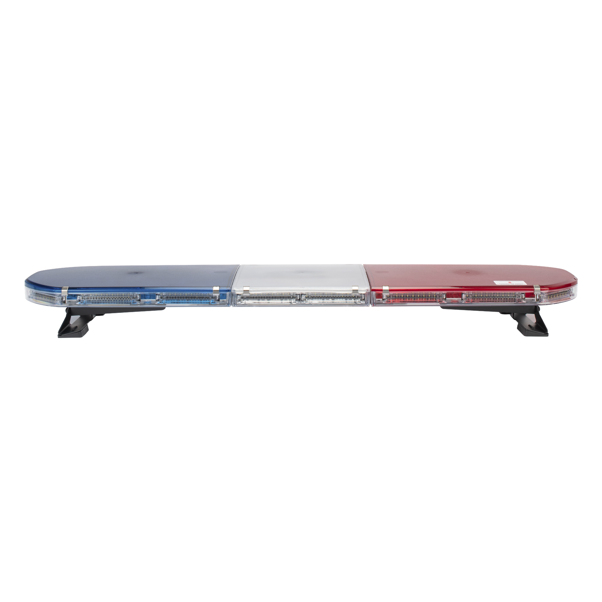 Torreta 47" Serie 16 con 300 LEDs, Dual Color, frente: Rojo/Blanco, Azul/Blanco, trasero: Rojo/Ámbar, Azul/Ámbar — ECCO · SKU 1633358C