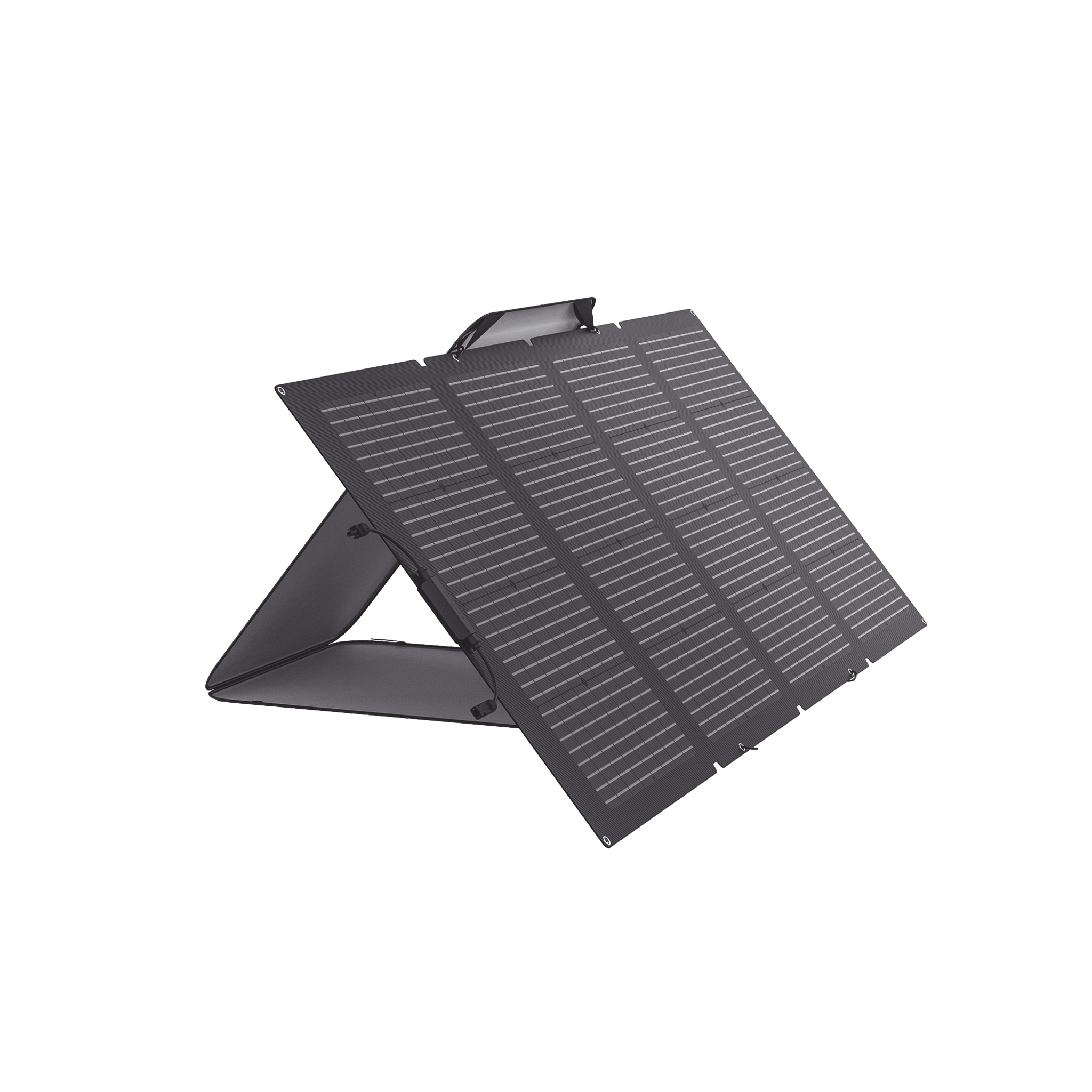 Módulo Solar Bifacial, Portátil y Flexible de 220W Recomendado para Estaciones Portátiles EFD330, EFD350 ó EFD500 / Ajuste de Ángulo / Carga Eficiente / Incluye Cable XT60 a MC4
