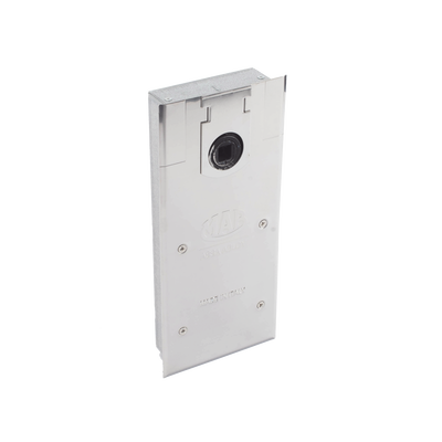 Bisagra de piso, / Cierrapuertas DC450 / Para Puertas de Doble Acción hasta 120 kg / Ángulo de Apertura 130° / Ajuste de Velocidad de Cierre y Latch