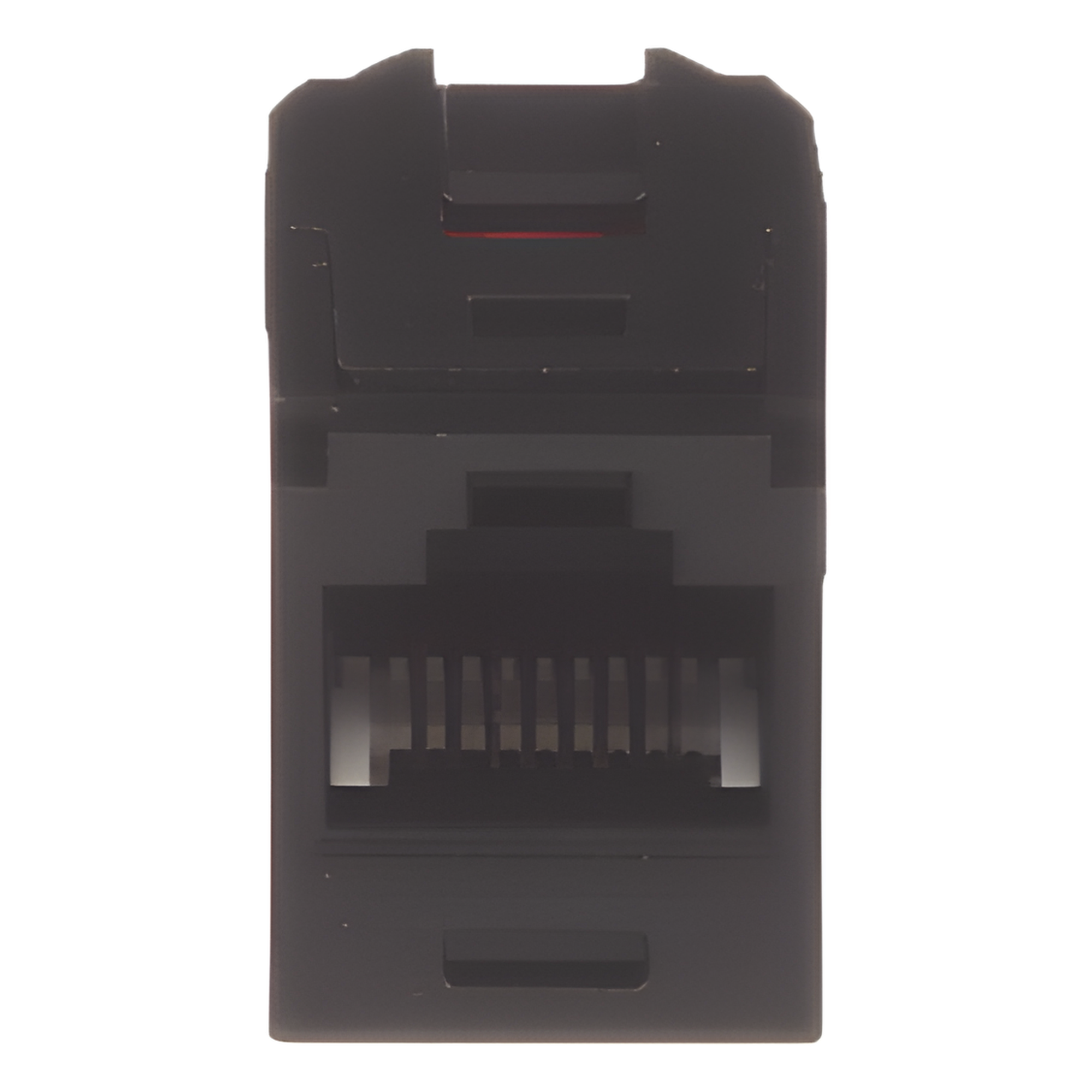 Módulo Acoplador RJ45 / Categoría 6 / Mini-Com / Contactos Chapados en Oro 50 µin / HDBaseT 100 W / -10°C a 65°C