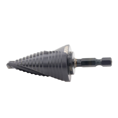 Broca Escalonada 12 en 1, de Liberación Rápida, Acanaladura en Espiral, produce Agujeros de 2-3 cm e Intermedios. 10x más Durable