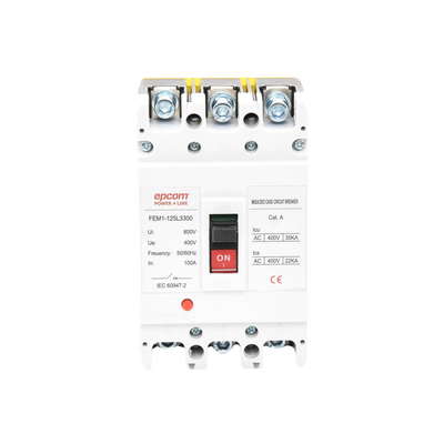 Protección Térmica/ Interruptor 3P, 100A, Corriente Alterna 690 V CA Trifásica.
