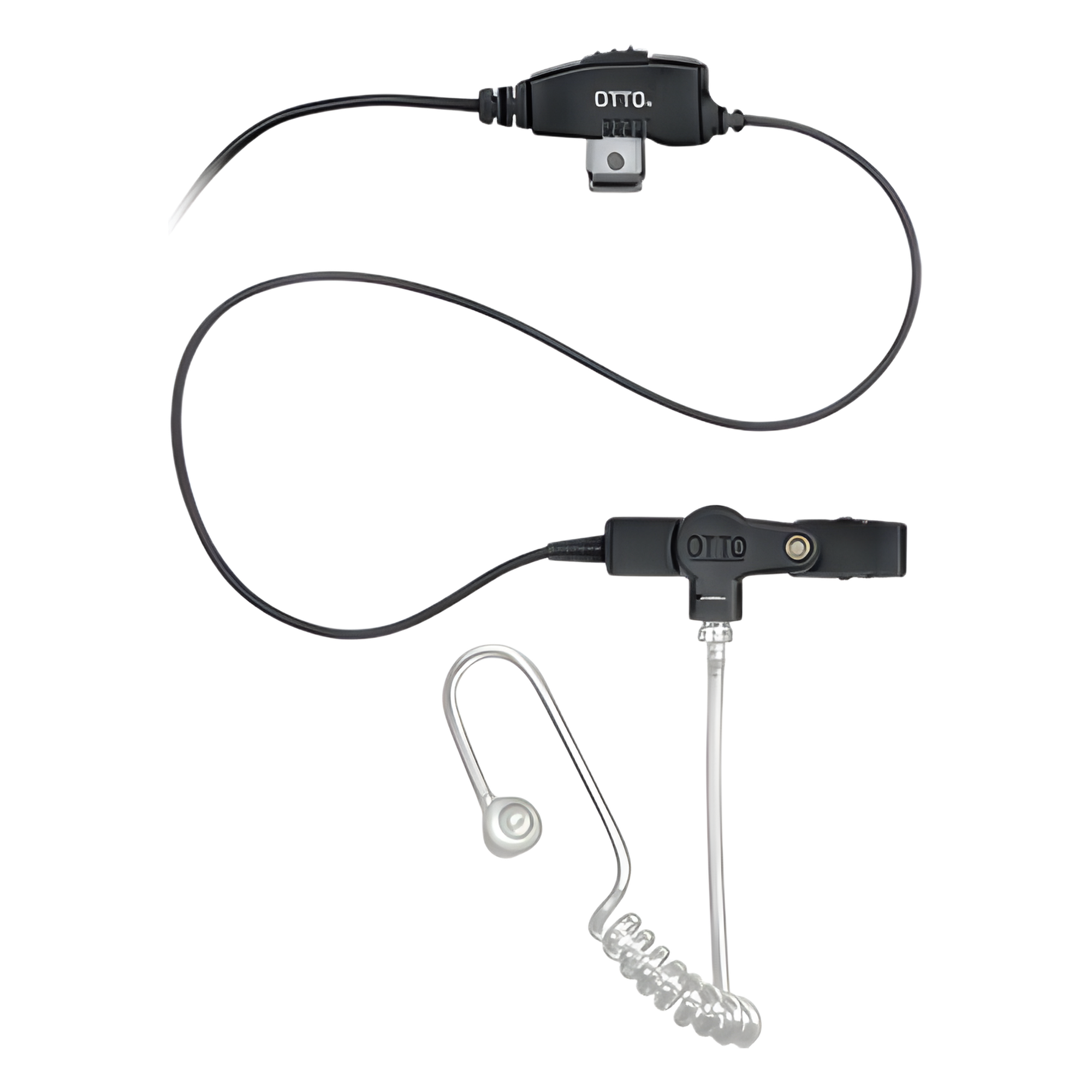 Kit de Micrófono-Audífono PLUS de 1 cable para KENWOOD NX-340/320/420, TKD-340, TK-3230/3000/3402/3312/3360/3170 — OTTO · SKU E1-EA2KA131