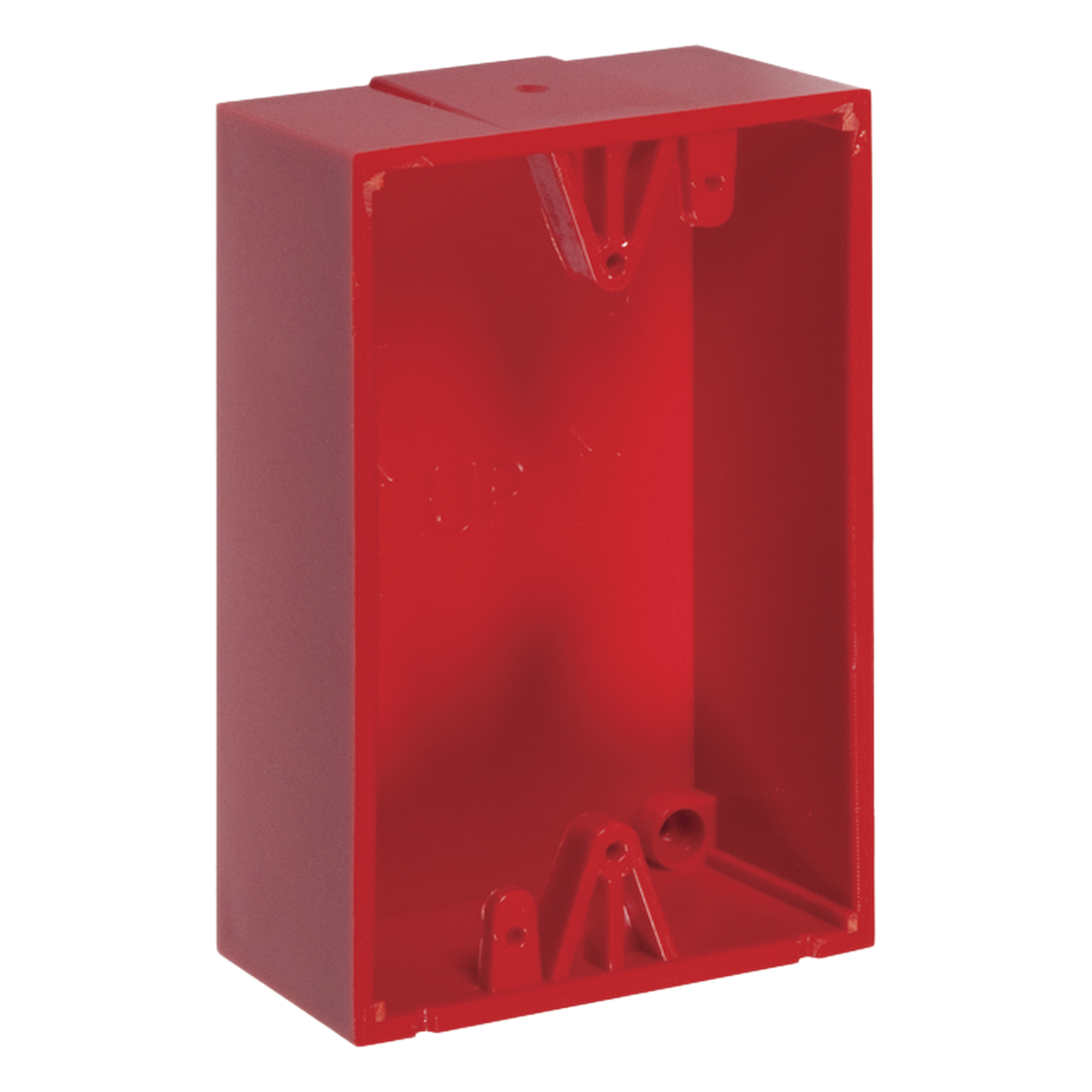 Caja trasera de montaje color rojo para estaciones de parada STOPPER — STI · SKU KIT-71100A-R