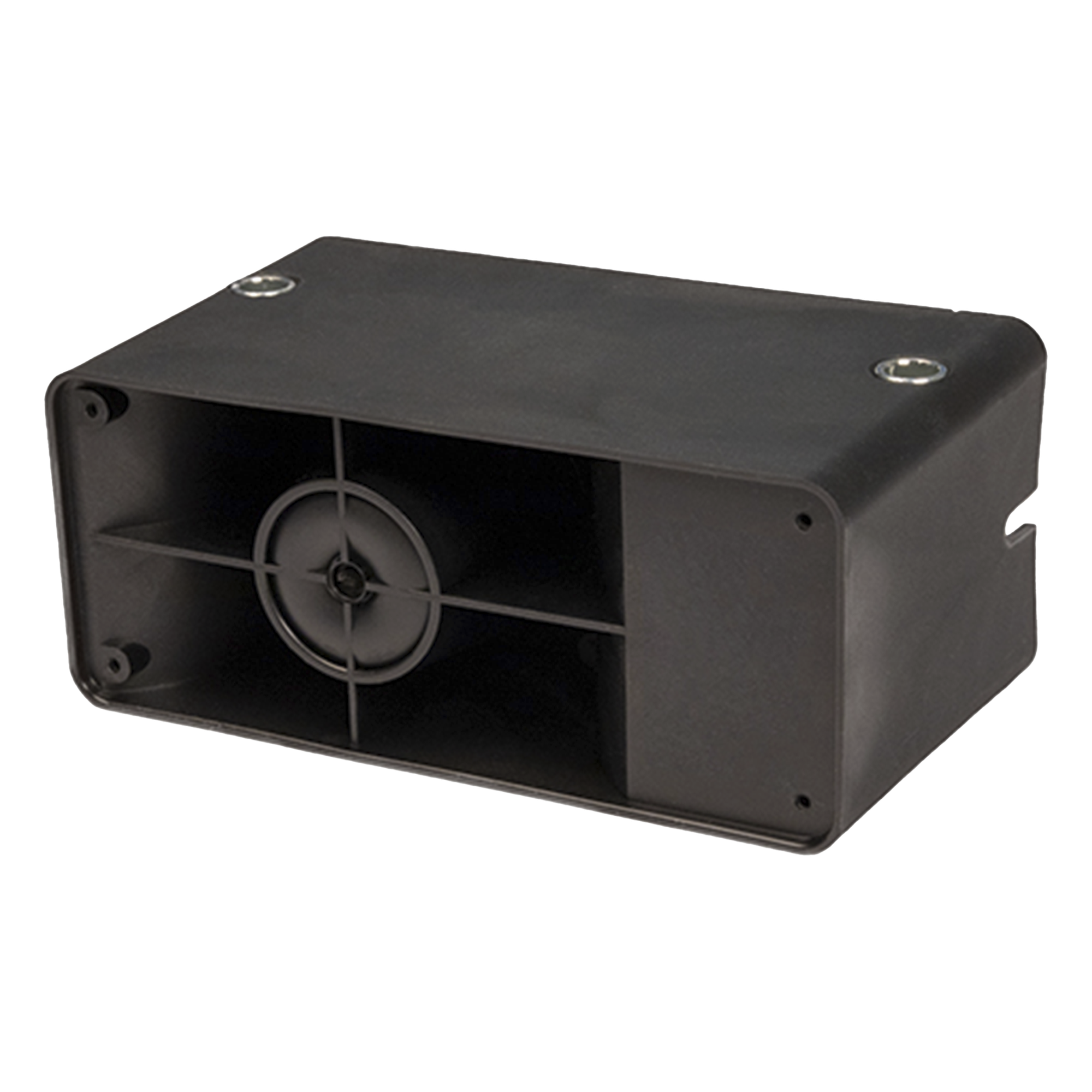 Alarma de reversa vehicular con montaje universal, 12-24 Vcc, 117 dBA — ECCO · SKU FH117