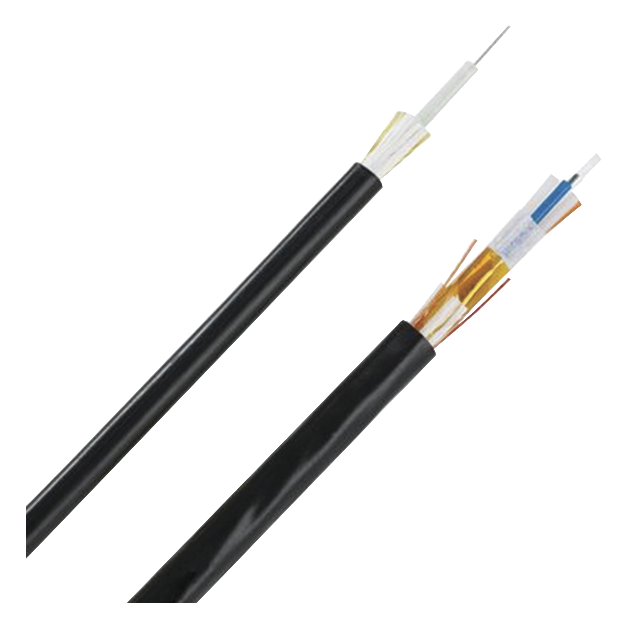 Cable de Fibra Óptica de 6 Hilos, Multimodo OM3 50/125 Optimizada, Interior/Exterior, Loose Tube 250um, No Conductiva (Dieléctrica), OFNR (Riser), Precio Por Metro
