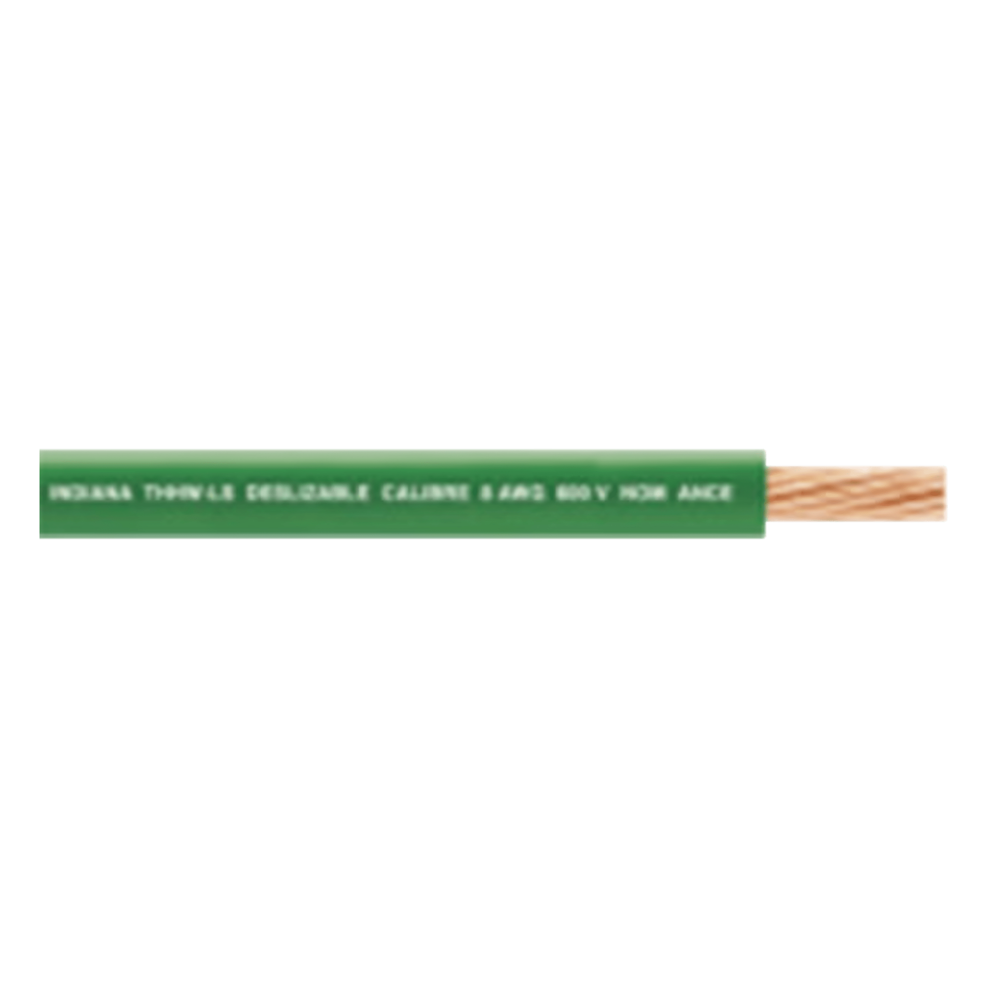 Cable THW-LS / Calibre 12 AWG / 19 Hilos / Color Verde / Bobina 100 m (328 ft)