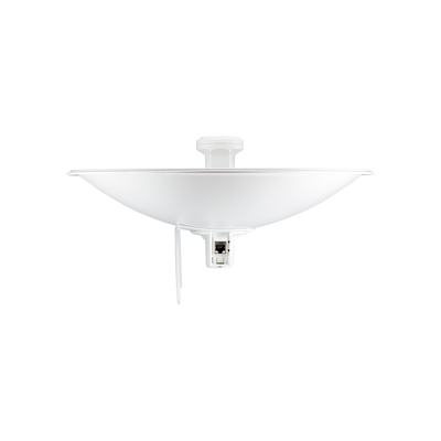 PowerBeam airMAX M5, hasta 150 Mbps, frecuencia 5 GHz (5170-5875 MHz) con antena tipo plato de 22 dBi