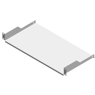 Charola para Rack Blanca de 19" de 2 postes, 23 cm de Profundidad, 1 Unidad de rack — LINKEDPRO · SKU SCH231UW