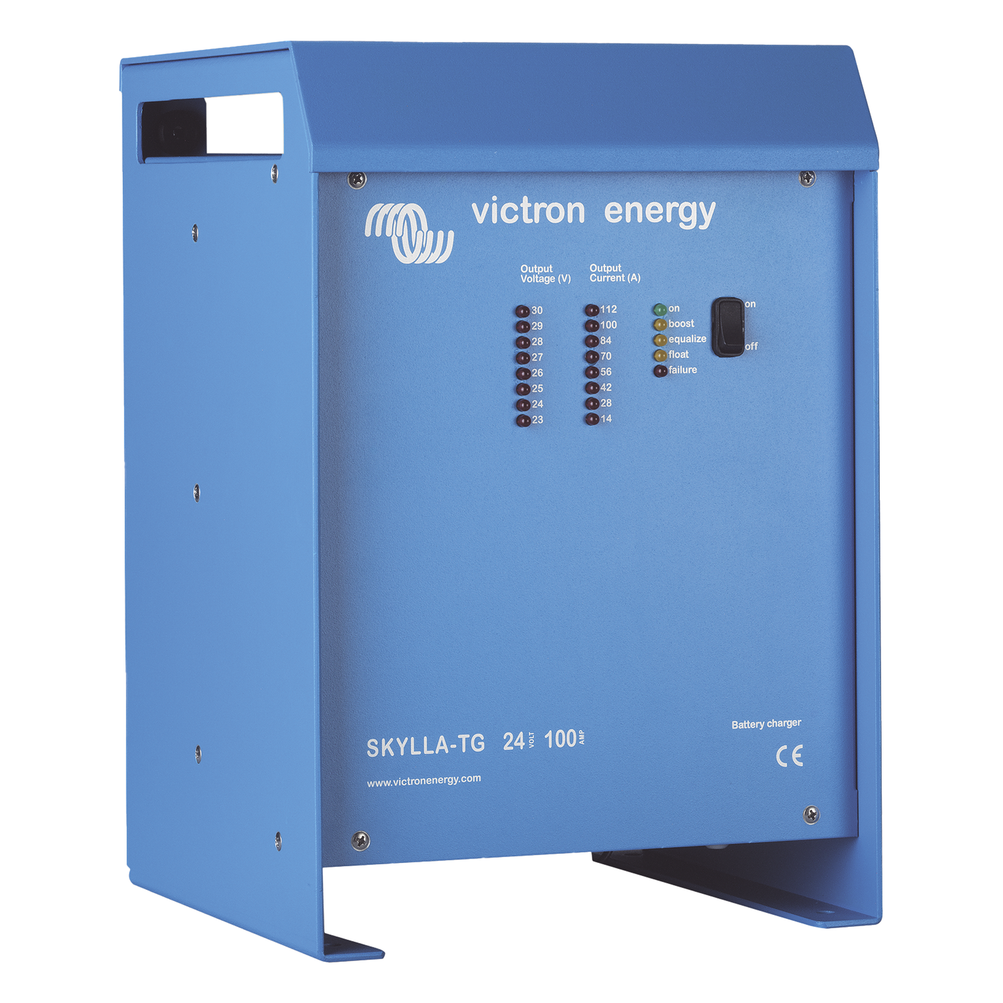 Skylla-TG 24/100 / Cargador de Baterías para Ambientes Marinos 24 V, 100 A / Bancos de 500 a 1000 Ah — VICTRON ENERGY · SKU CSTG24/100