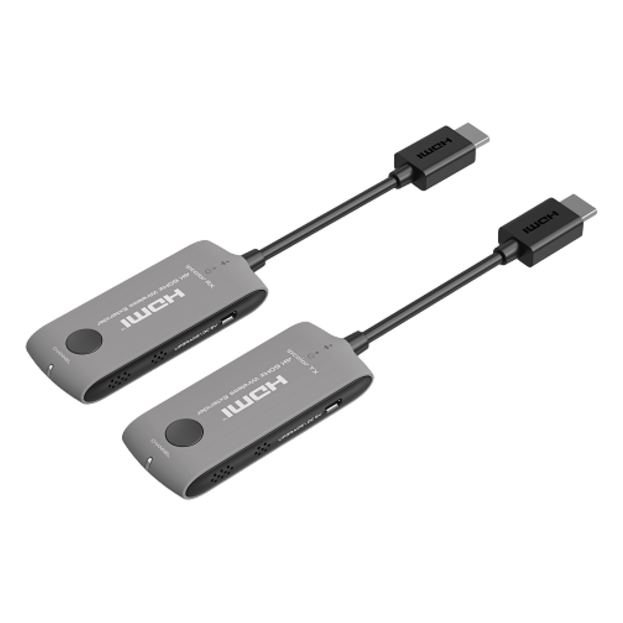 Extensor HDMI Inalámbrico / 4K@60Hz / HDMI 2.0 / Alcance 20 m (65.6 ft) / Wi-Fi 6 / 16:1 Multicast / HDCP 2.2 — EPCOM TITANIUM · SKU TT488MINIV2.0