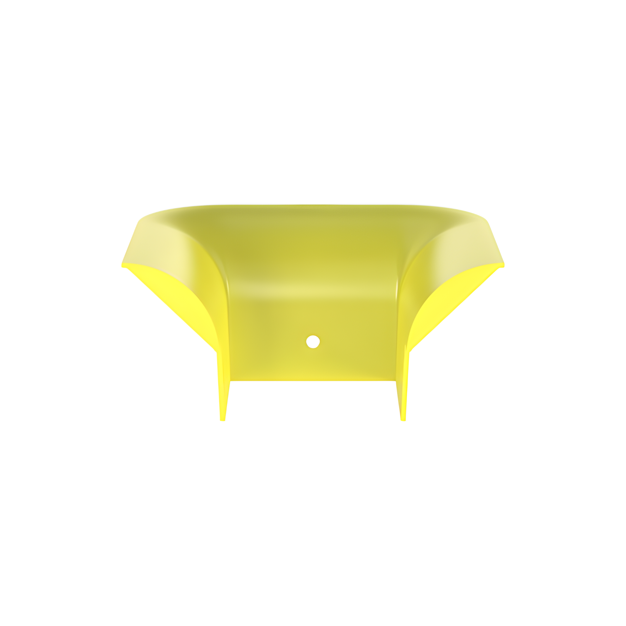 Accesorio de Control de Radio de Curvatura, Para Bajadas de Cable con Canaletas FiberRunner 4x4, Color Amarillo — PANDUIT · SKU FTR4X4LYL