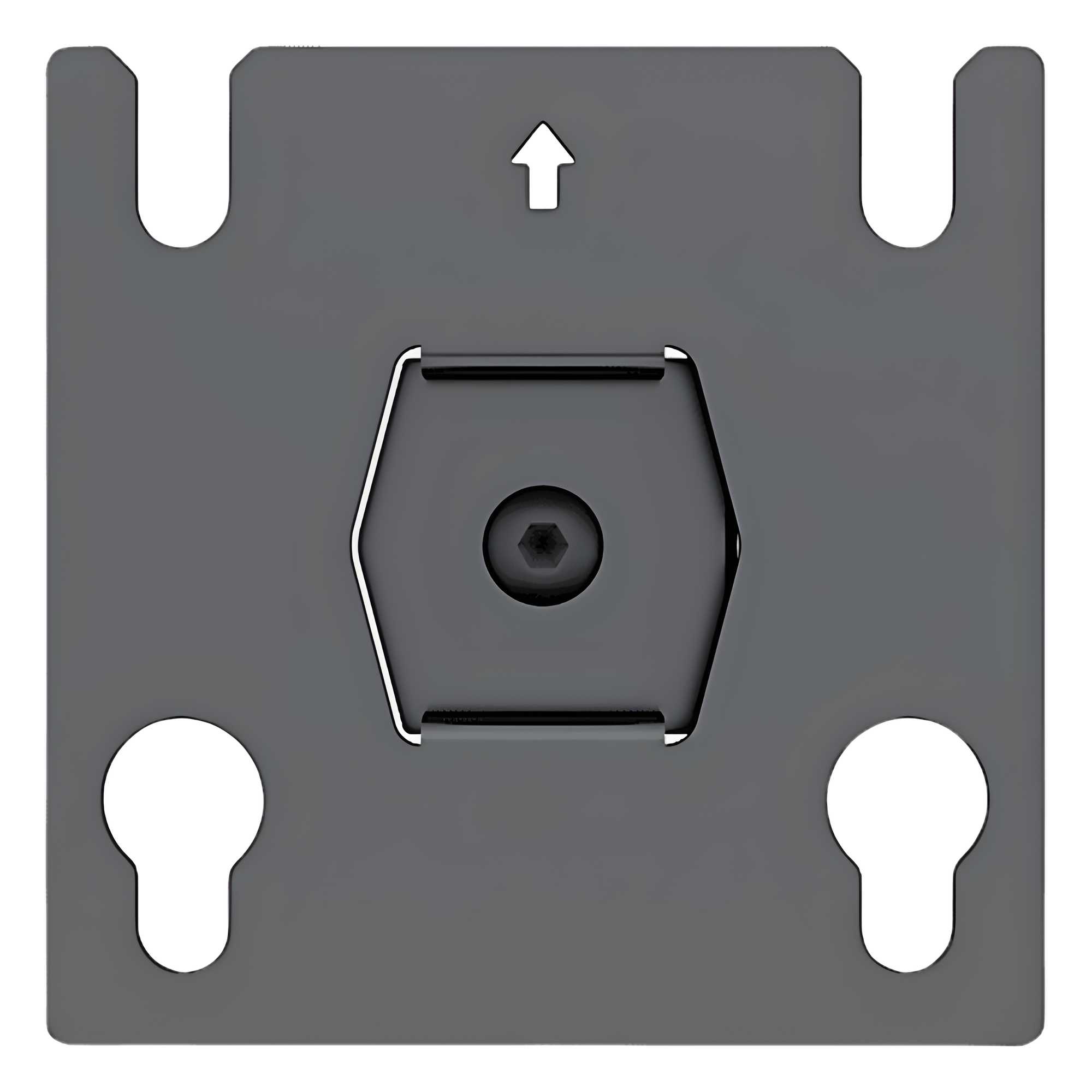 Accesorio - Placa Adaptadora para Panel LED 20 x 20.5 mm | Dimensiones 64 x 64 x 2 mm | Diámetro de Orificio Ø10.3 mm | Separación de Orificios 40 mm. — EPCOM INDUSTRIAL · SKU SDJH633