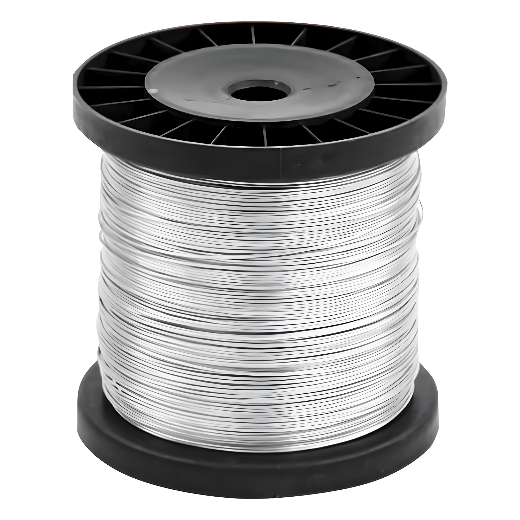 Bobina de 500 Metros (1640 Pies) / Alambre de Aluminio Reforzado / 16 AWG / Para Intemperie / Ideal para Cercas Electrificadas. — SFIRE · SKU SF16AWG500