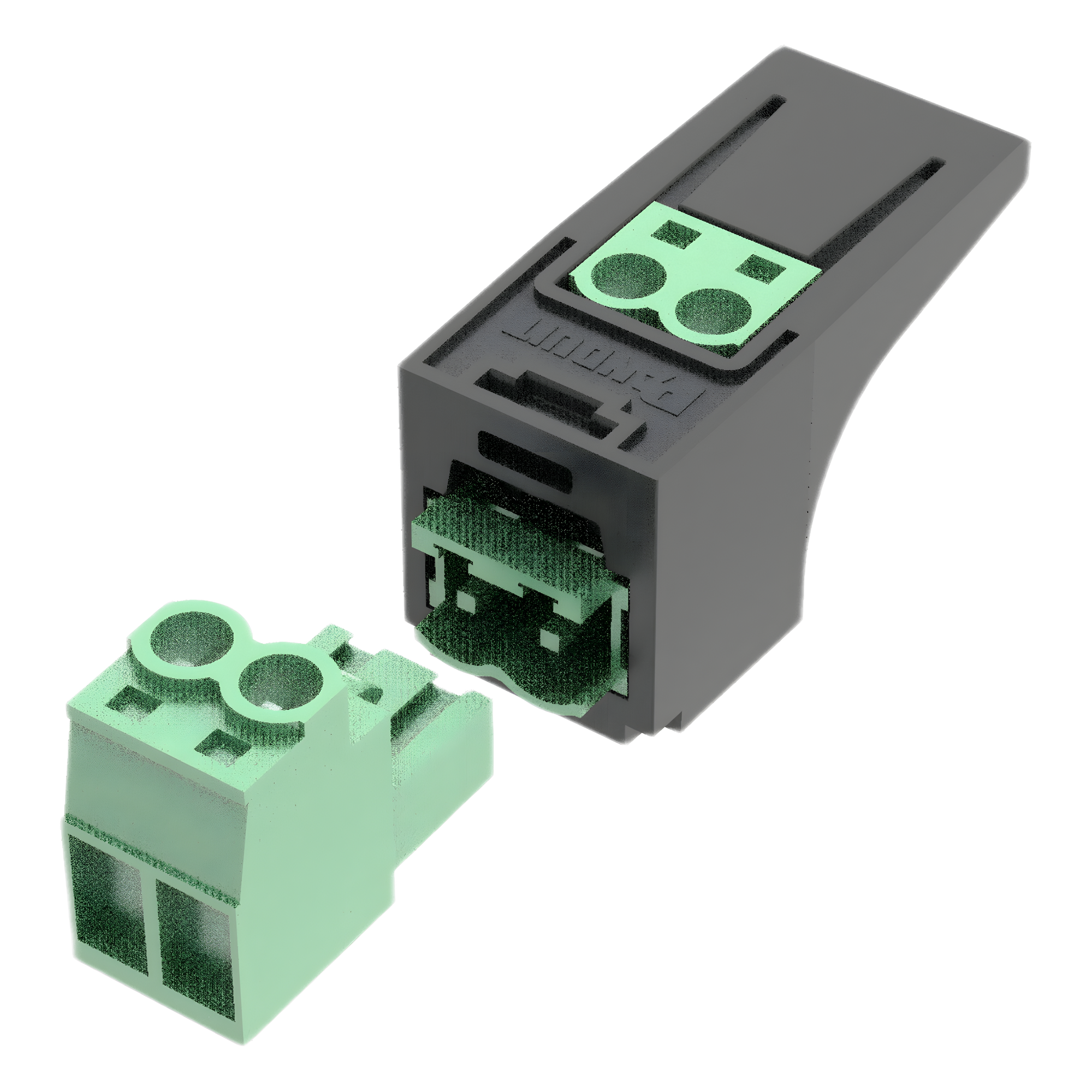 Módulo Conector Eléctrico para Cable Eléctrico FMPS, Compatible con 26-12 AWG, Tipo Mini-Com, Color Verde — PANDUIT · SKU PXM1ARGRBL