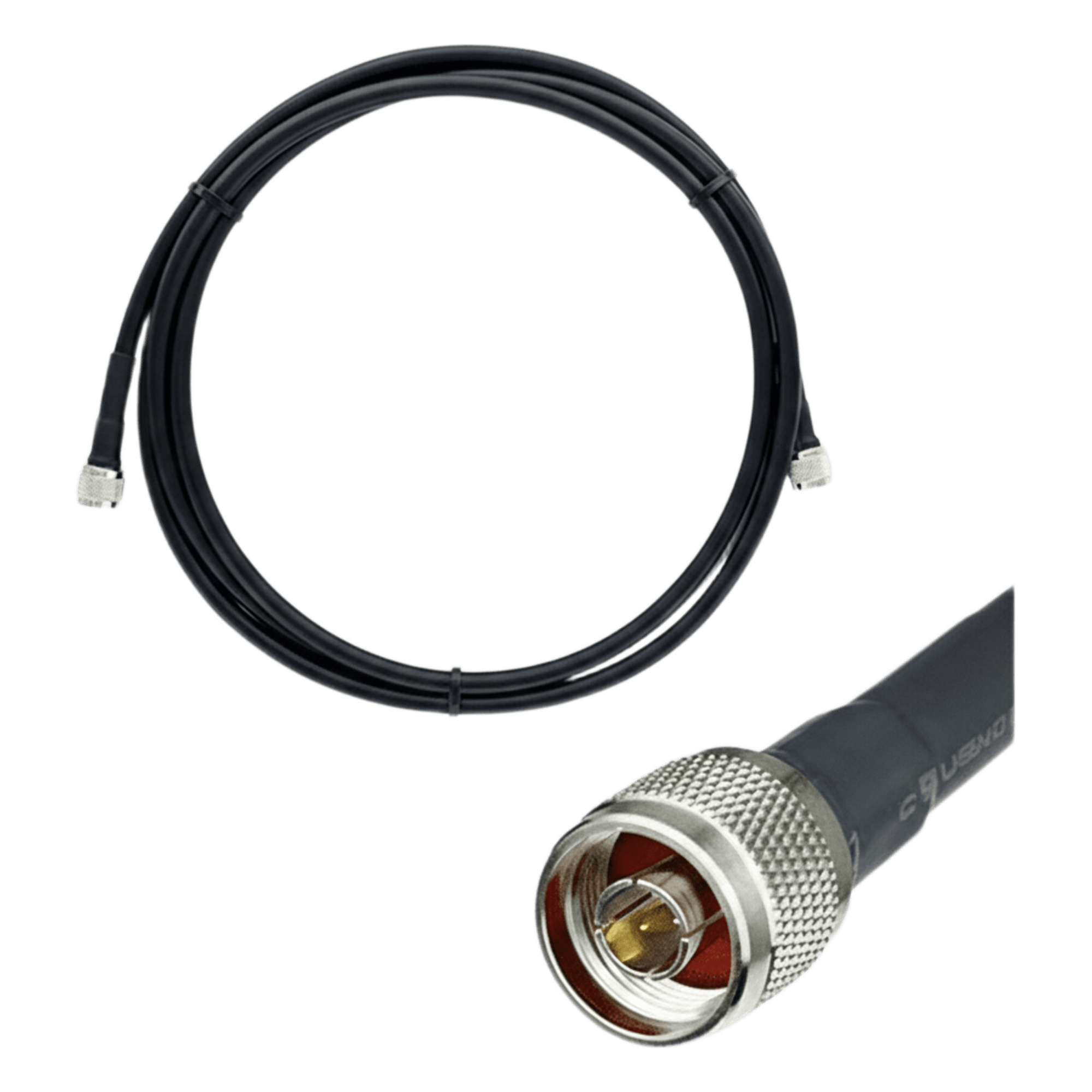 Jumper Coaxial con Cable Epcom405 | Conector N Macho en los Extremos | 3 Metros (9.84 pies) de Longitud. — EPCOM · SKU EP-JC405-NN3