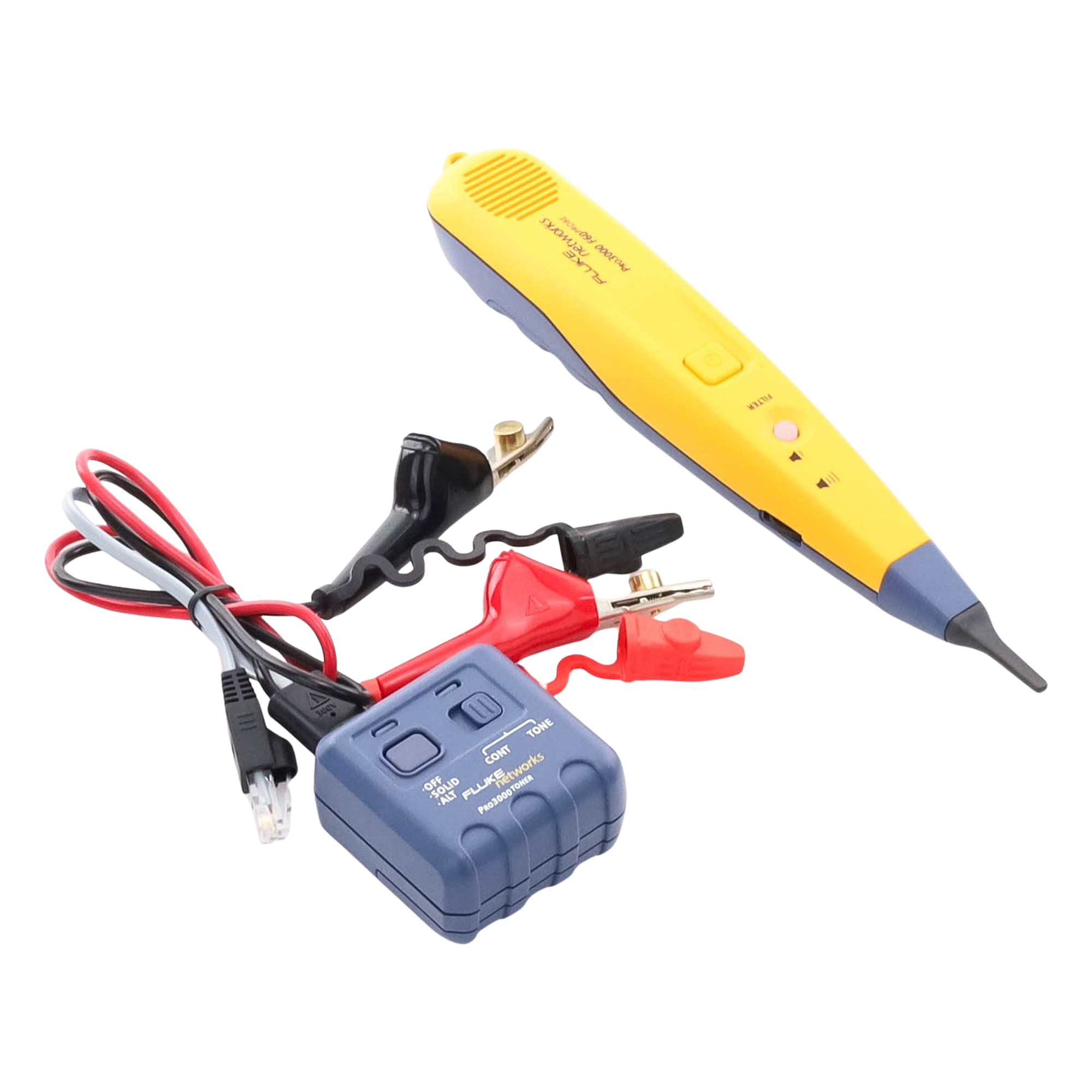 Generador y Sonda (Detector) de Tonos PRO3000, Con Filtrado de Señales a 60Hz, Para Identificación de Señales Analógicas en Cableado Inactivo
