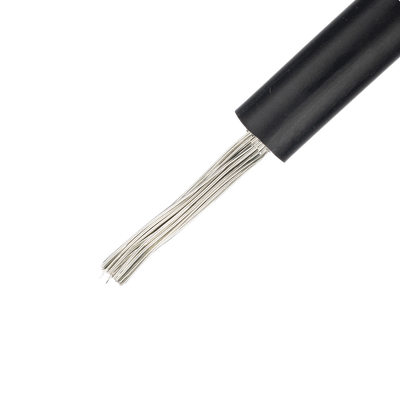 Cable Fotovoltaico Negro / Cobre Estañado / 6 mm² (10 AWG) / 2000V / Rollo de 50 m / / UL 4703 y TUV