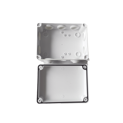Caja de Derivación-Conexión para Exterior IP65 con 10 Entradas / 150 x 110 x 70 mm / Sellado Seguro con Empaque + 4 Tornillos / Resiste Agua, Polvo y Sol Directo