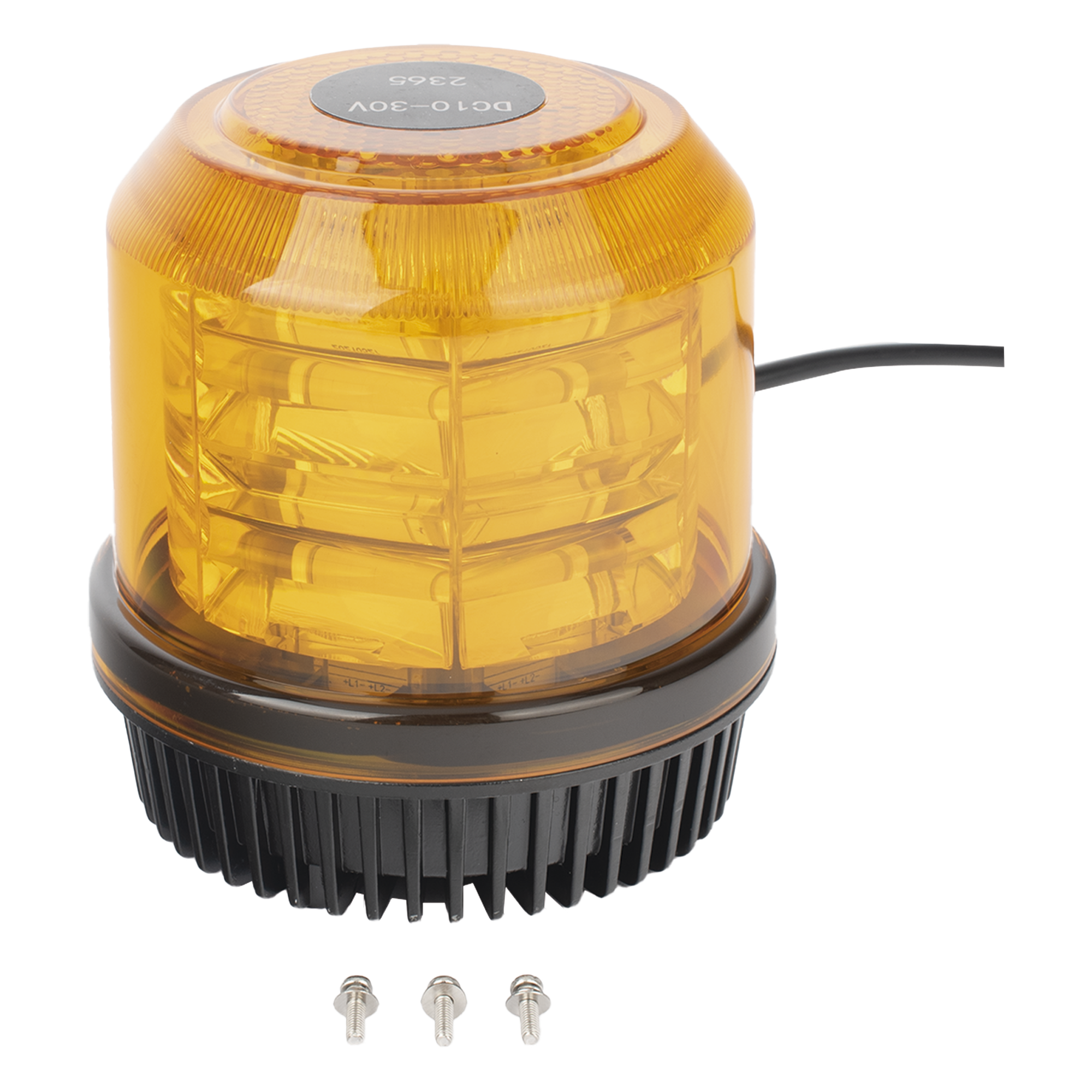 Burbuja brillante de 12 LEDs, color ambar, montaje fijo — EPCOM INDUSTRIAL SIGNALING · SKU XLTE2365A