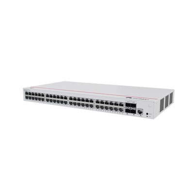 Switch de Acceso Gigabit Administrable Capa 2 / 48 puertos 10/100/1000 Mbps / 4 Puertos 10GE SFP+ Uplink / ERPS / IMGP Snooping / DHCP Snooping / Administración Nube Gratis