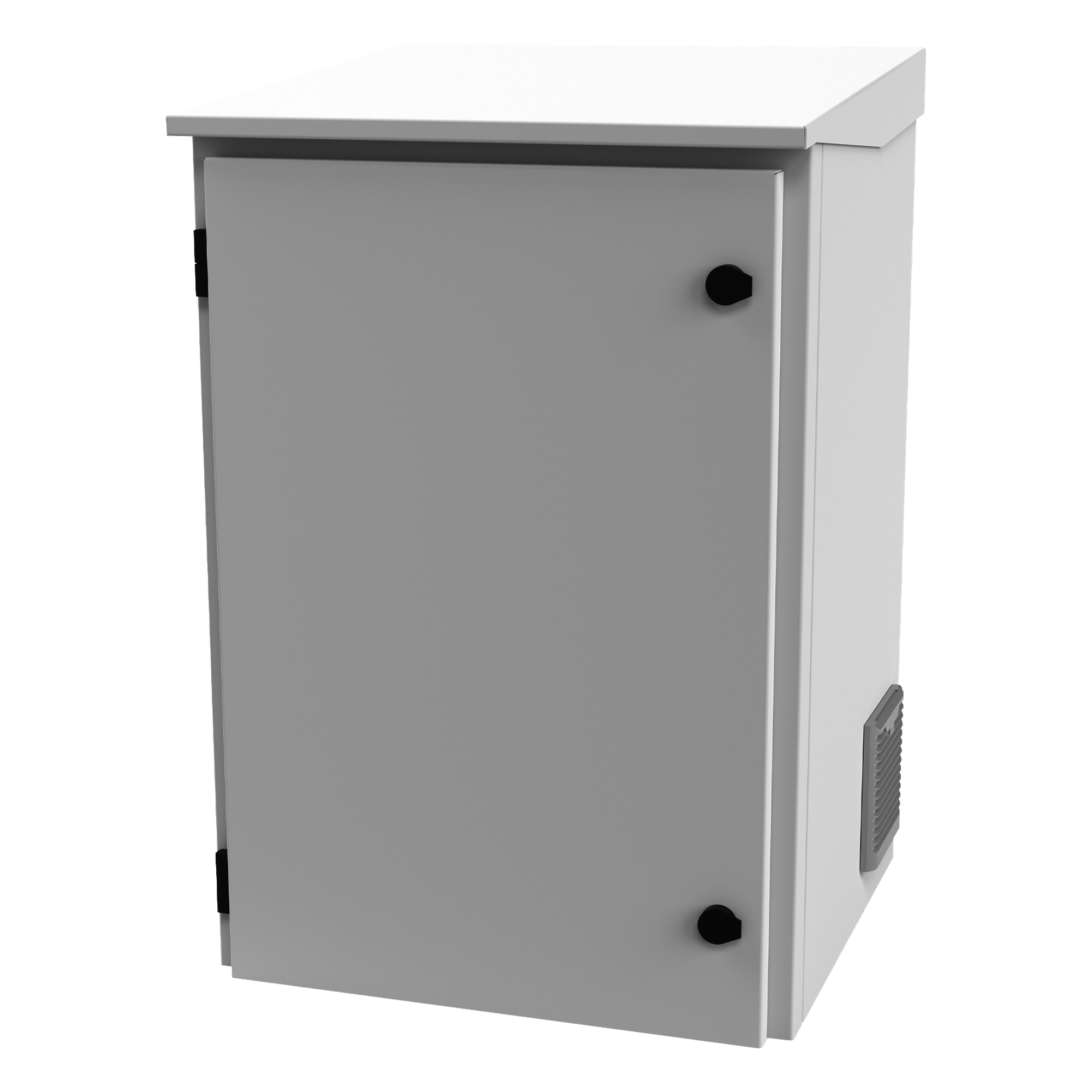 Gabinete de Exterior con Rack de 19" de 16U con Ventiladores y Termostato, Se envía el Gabinete Armado. (Montaje a poste o torre se vende por separado). — LINKEDPRO BY EPCOM · SKU LP-FORTE-16U-R3
